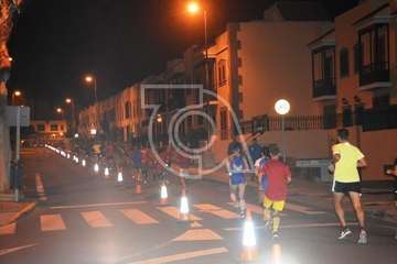 Telde se engancha al amor con su carrera nocturna (Foto TA)